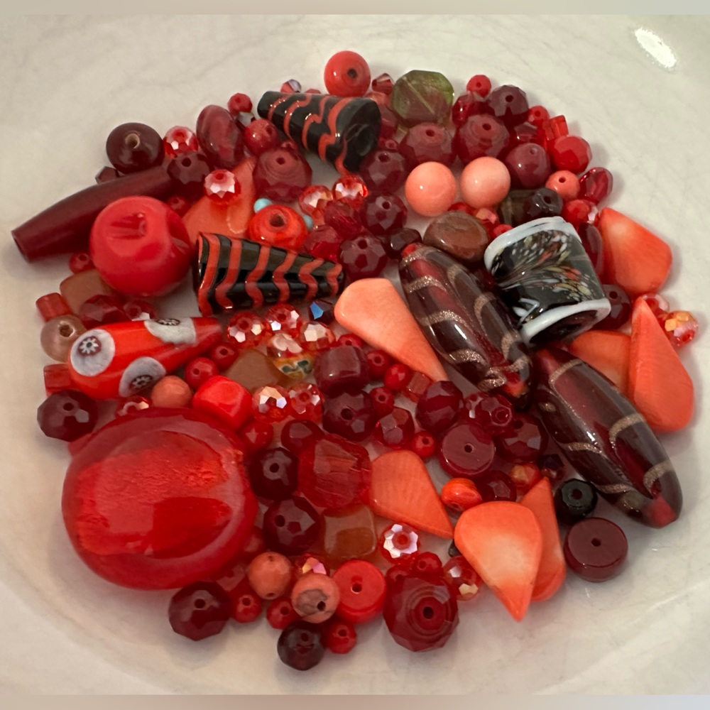 High End Red Bead Lot